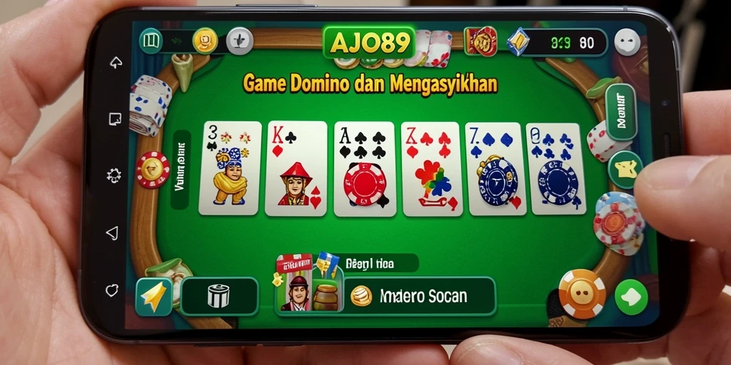 Tampilan Screenshot Utama AJO89 dengan Gameplay Domino Seru.