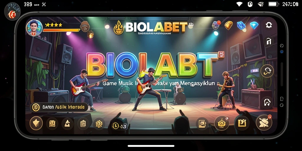 Tampilkan gameplay seru dan interaktif di BIOLABET yang penuh musik.