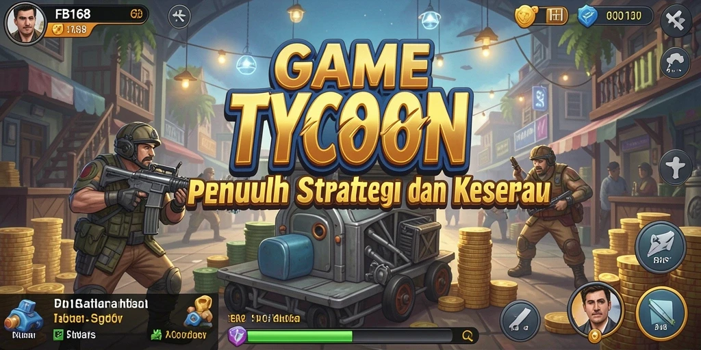 Tampilan menarik dari gameplay FB168 menunjukkan strategi dan pembangunan bisnis.