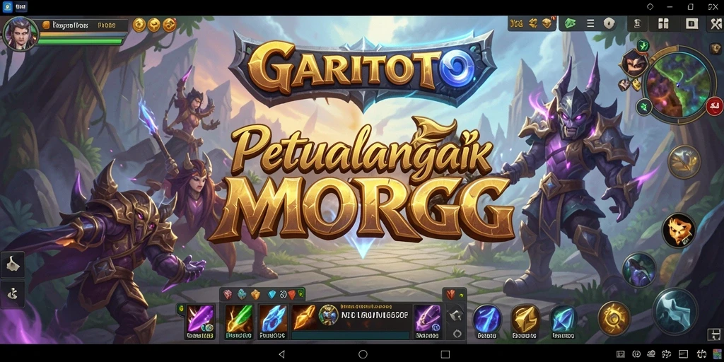 Tampilan gameplay menarik dalam dunia GARITOTO yang memukau.