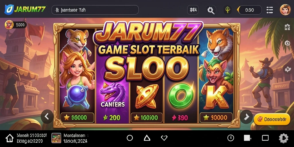 Tangkapan layar JARUM77 menampilkan gameplay Slot yang seru dan mendebarkan.