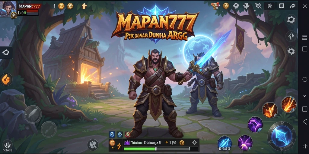 Gameplay mendebarkan di dunia fantasi ARPG MAPAN777.