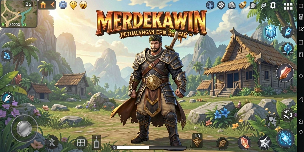 Screenshot dari gameplay epik MERDEKAWIN yang memikat.