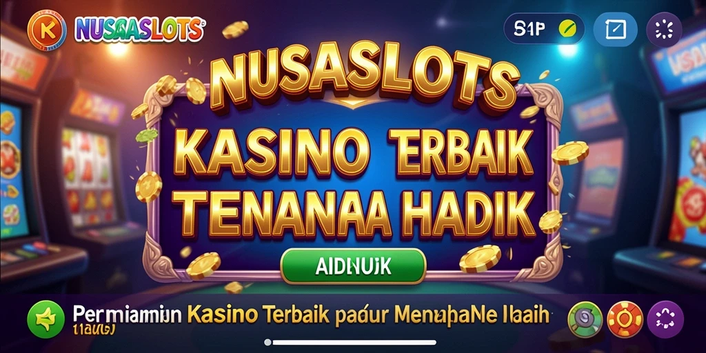 Tampilan menakjubkan permainan Kasino NUSASLOTS.