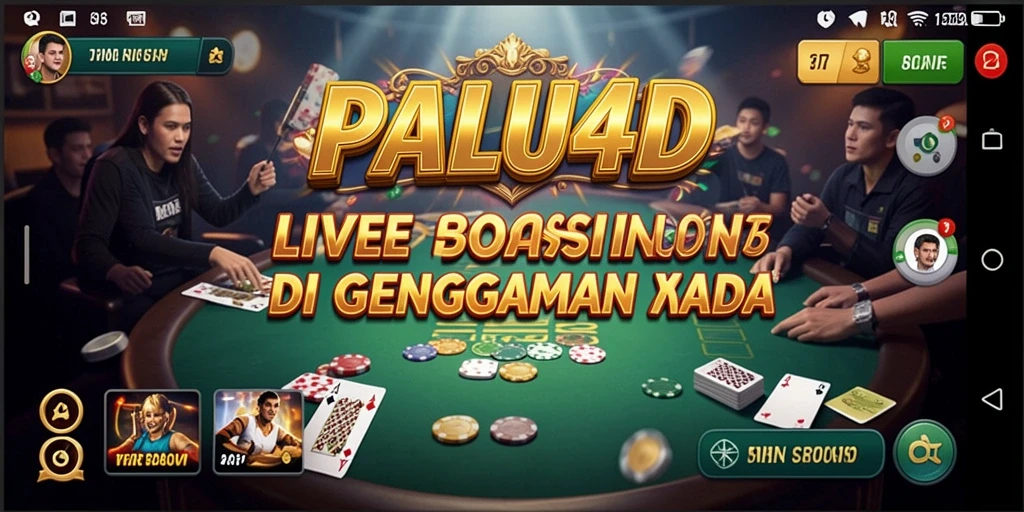 Tampilan grafis menakjubkan permainan Live Casino PALU4D.