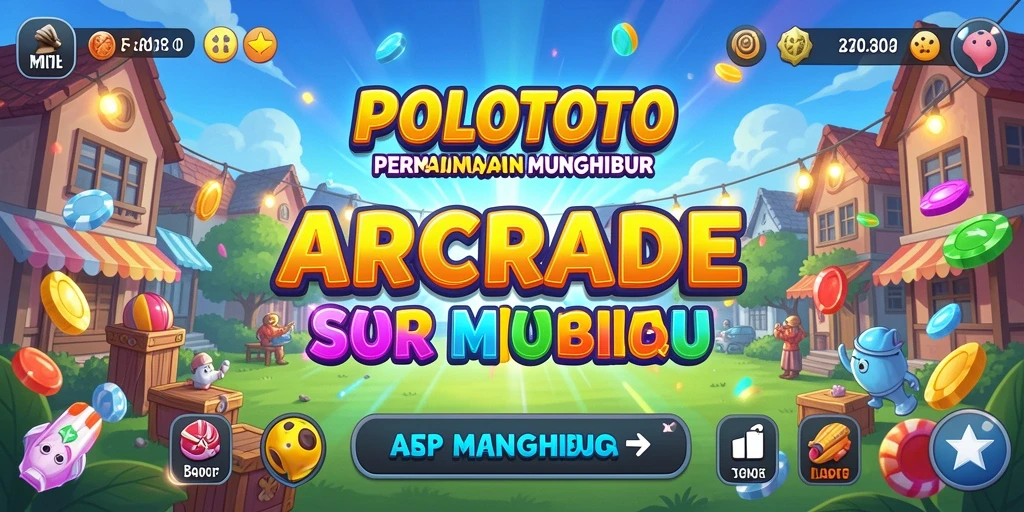 Screenshot gameplay POLOTOTO yang menunjukkan aksi seru dalam permainan Arcade.