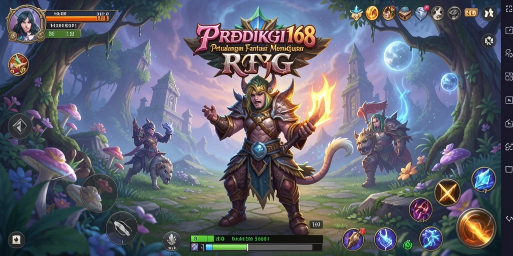 Screenshot menarik dari gameplay RPG PREDIKSI168 yang mengesankan.