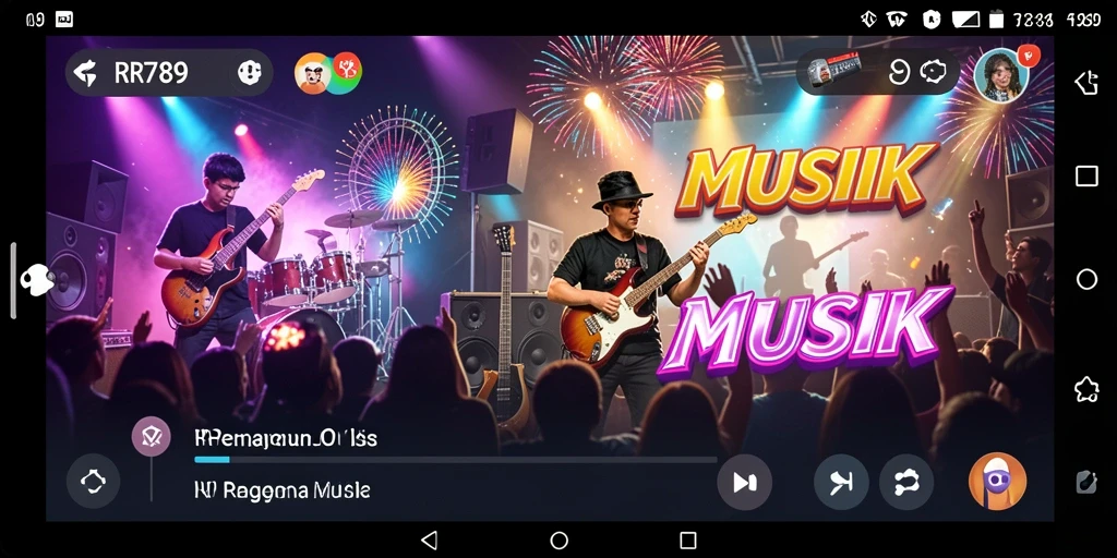 Tampilkan gameplay menarik dari RR789 dengan fitur musik interaktif.