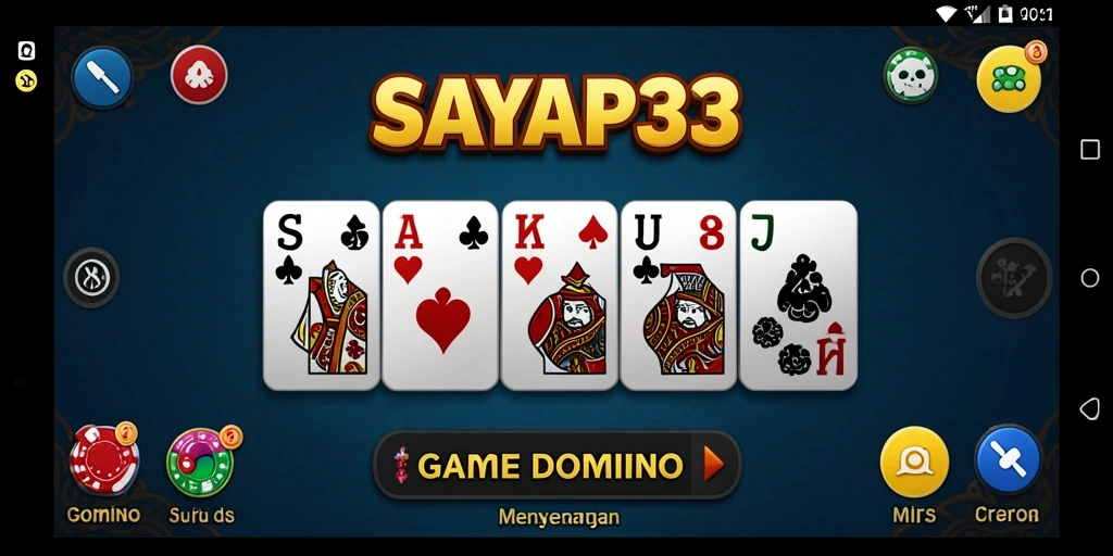Tampilan gameplay seru dan interaktif dari SAYAP33.