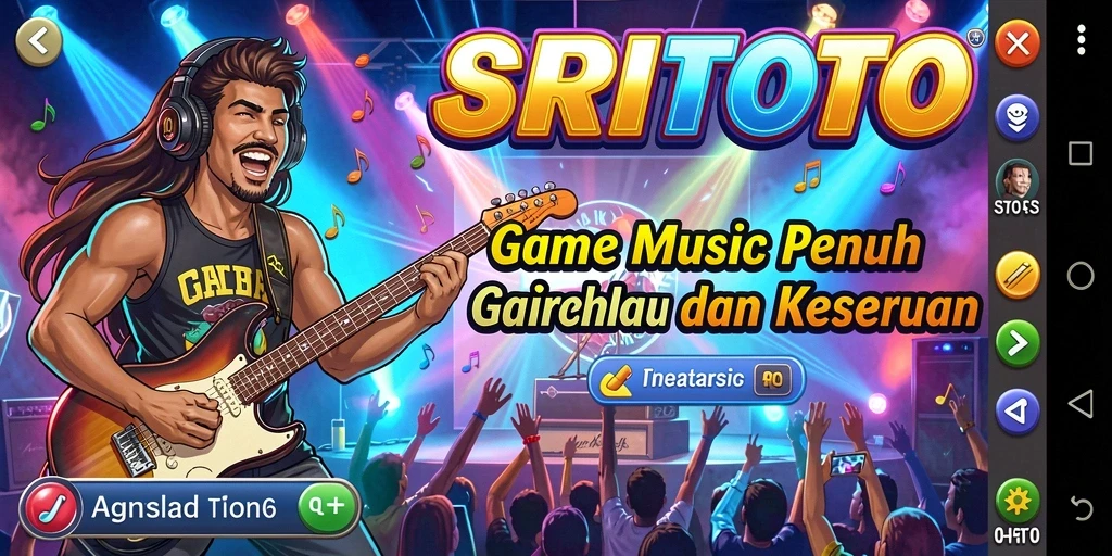 Gameplay SRITOTO yang menarik dengan berbagai pilihan lagu musik.