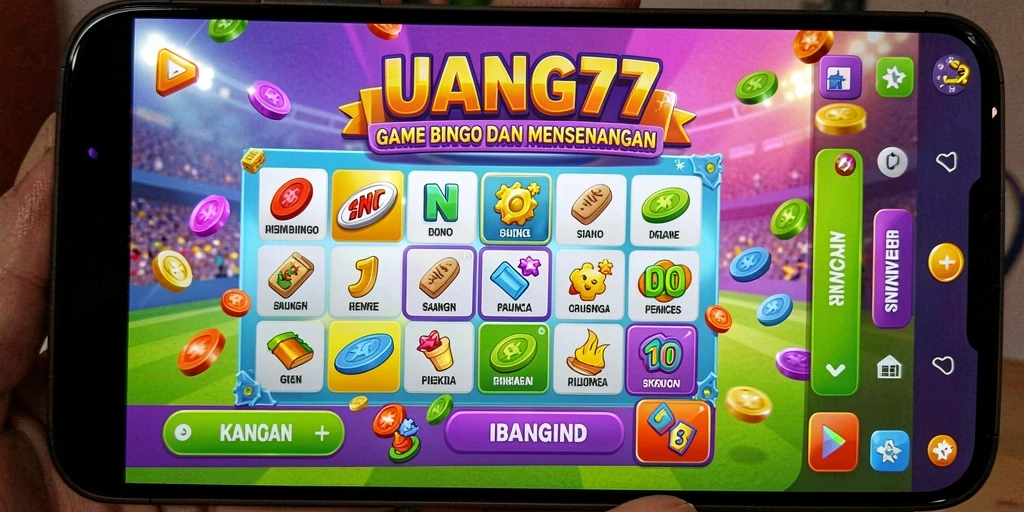 Tampilan apik dan gameplay seru dari UANG77 Bingo.
