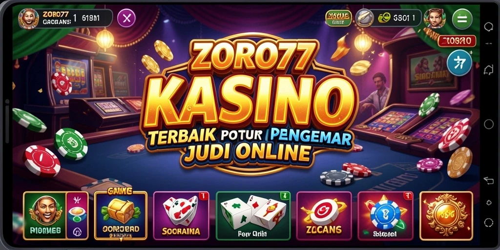 Tampilan gameplay mengasyikkan dari ZORO77, pengalaman kasino di genggaman.